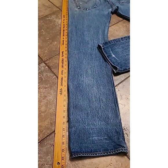 Vintage Levis 501 Red Tab trade mark only 36x36 Tall Streetwear Casual Grunge - Picture 6 of 11